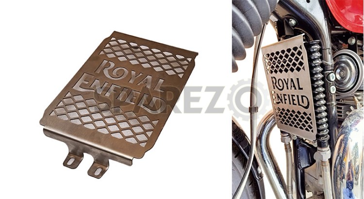 Royal Enfield GT Continental 650 and Interceptor 650 Design D1 SS Radiator Grill Guard - SPAREZO